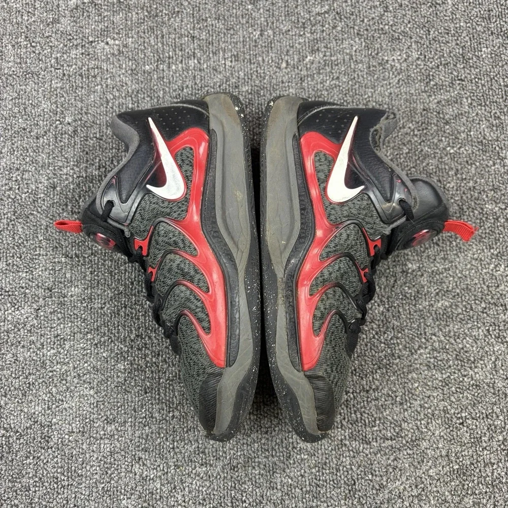 Nike Air KD 17 Late Night Black/Red Bred Basketball Size 4.5 FJ9487-001